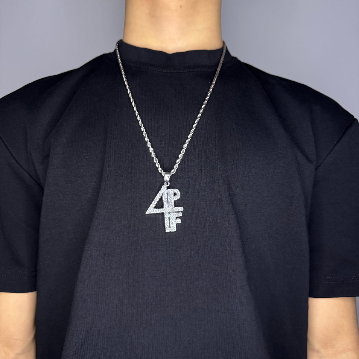 FOUR POCKETS FULL CHAIN - SILVER