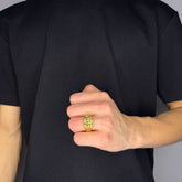 NUGGET RING - GOLD
