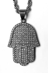 FATIMA HAND HANGER. - ZILVER