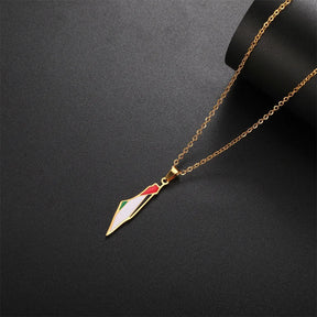 VRIJ PALESTINA | Ketting met kaart